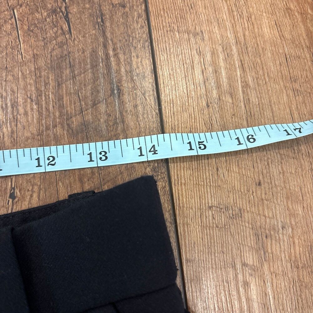NEW Abercrombie & Fitch Sloane Tailored Pants Wide Leg High Rise Black Sz 28R - Picture 9 of 12